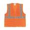 Pip Hi-Vis Safety Vest XL Class R2 , Zipper 0 Pockets 302-MVGZOR-XL - alternate 1